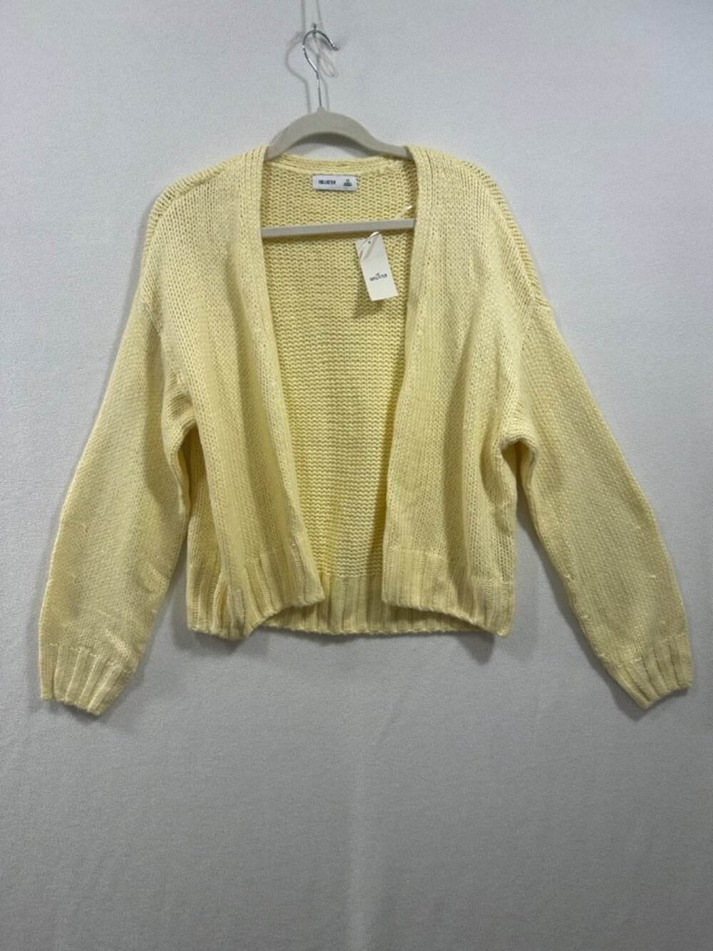 Hollister NWT Butteryellow Knit Cardigan XS